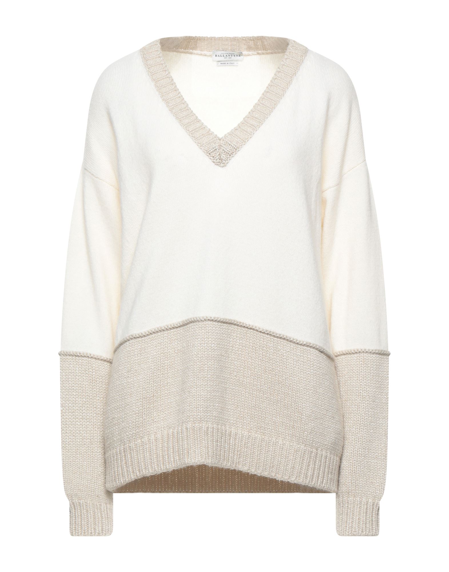 BALLANTYNE Pullover Damen Elfenbein von BALLANTYNE