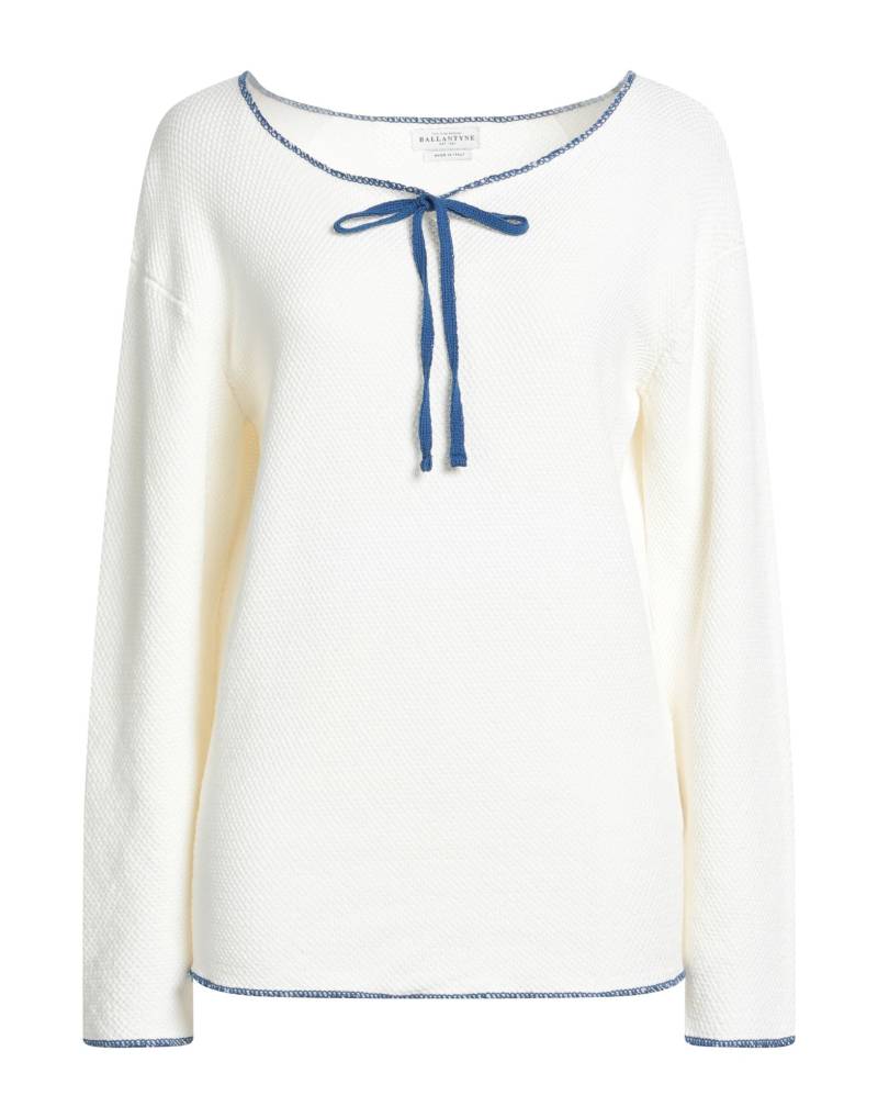 BALLANTYNE Pullover Damen Weiß von BALLANTYNE