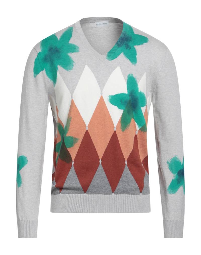 BALLANTYNE Pullover Herren Hellgrau von BALLANTYNE