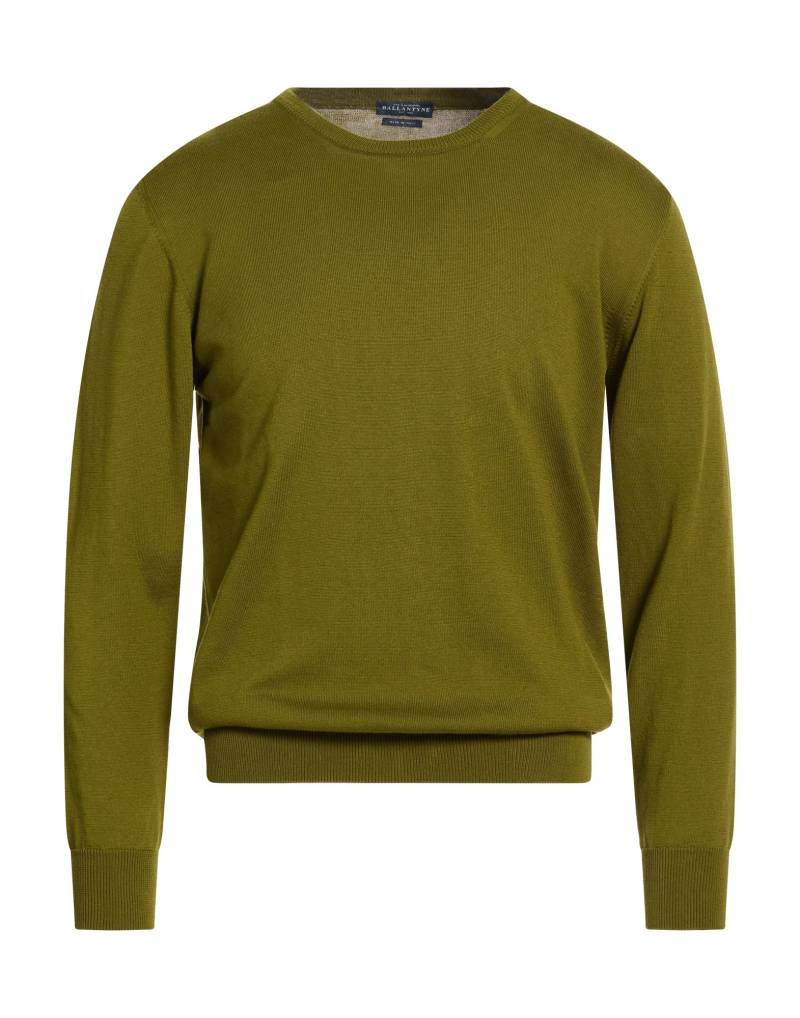 BALLANTYNE Pullover Herren Militärgrün von BALLANTYNE