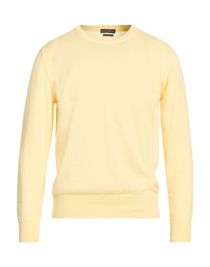 BALLANTYNE Pullover Herren Pastellgelb von BALLANTYNE