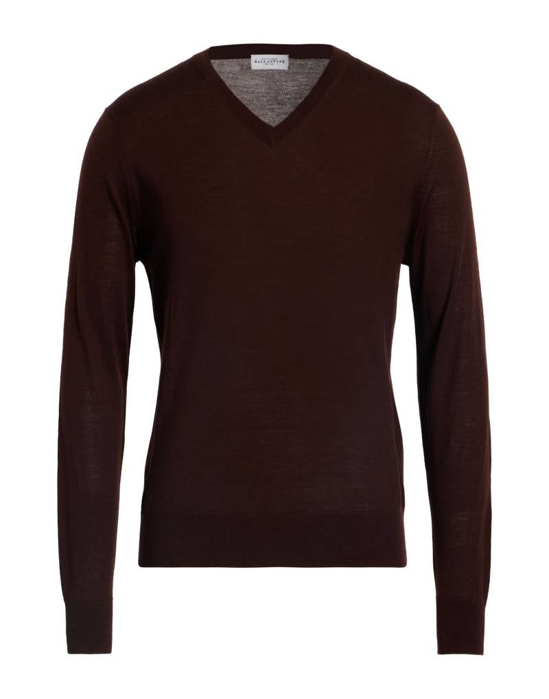 BALLANTYNE Pullover Herren Schokobraun von BALLANTYNE