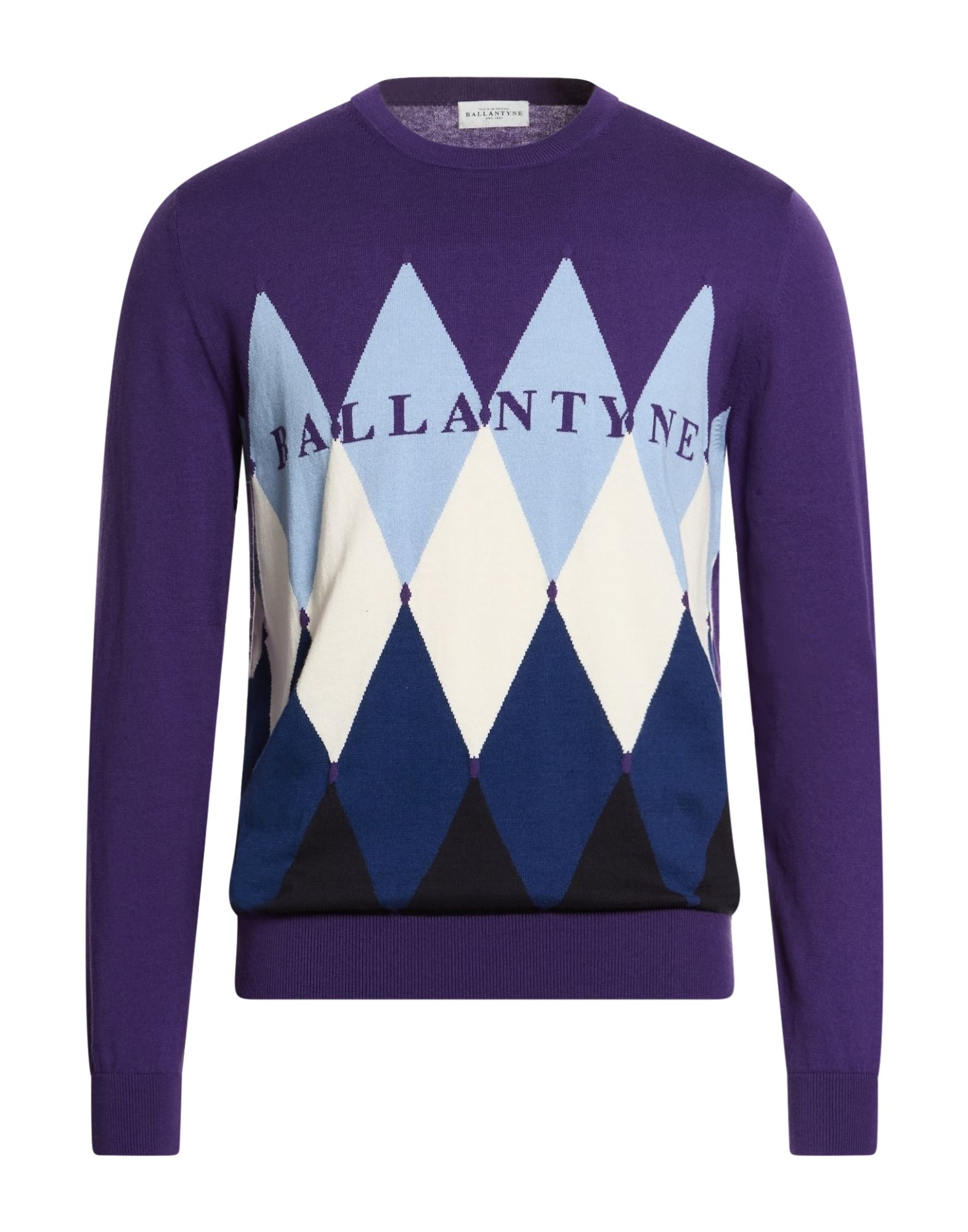 BALLANTYNE Pullover Herren Violett von BALLANTYNE