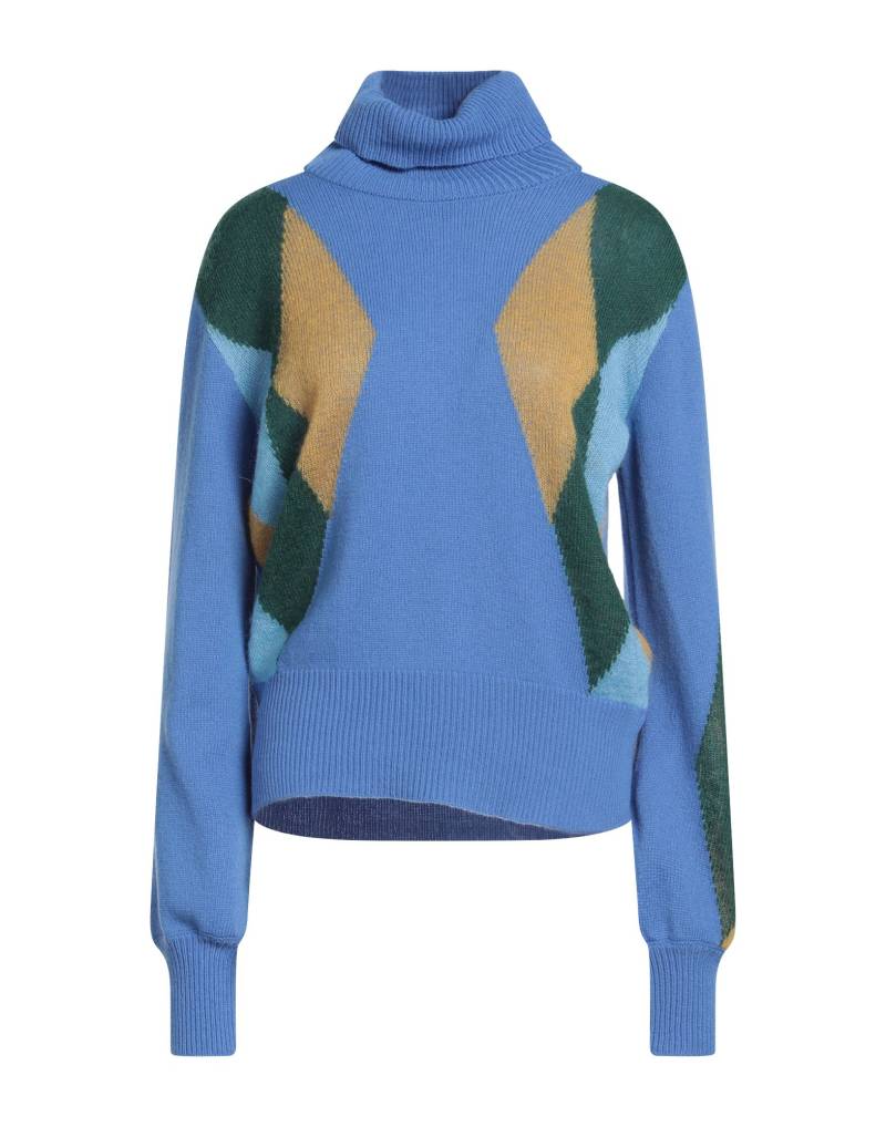 BALLANTYNE Rollkragenpullover Damen Azurblau von BALLANTYNE