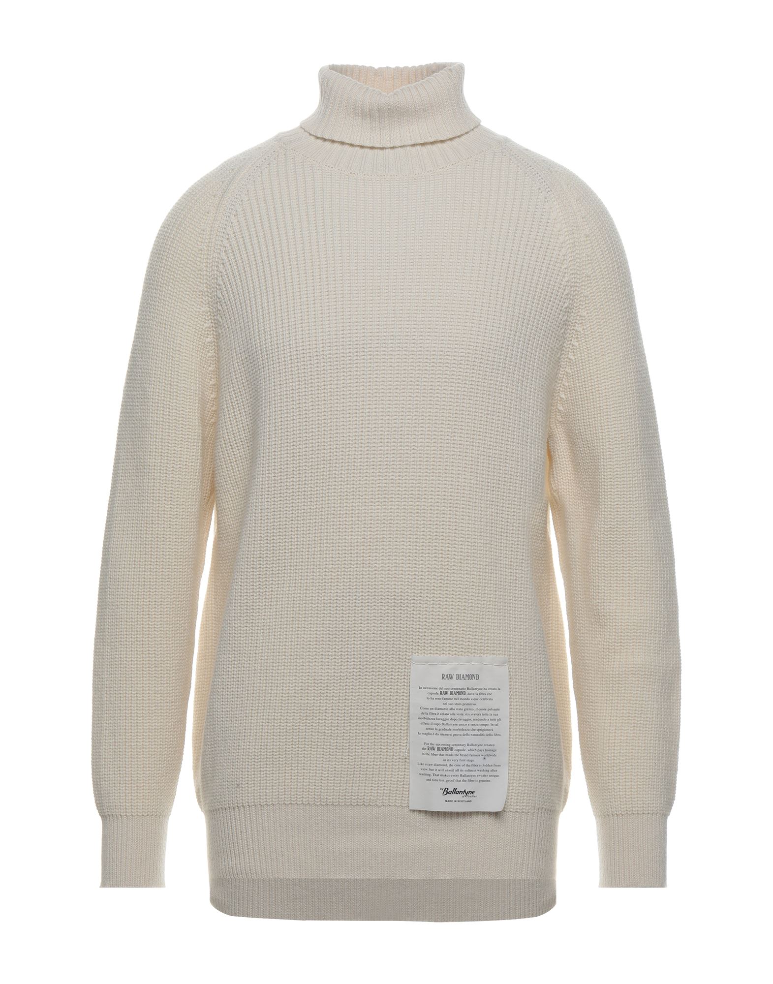 BALLANTYNE Rollkragenpullover Herren Beige von BALLANTYNE