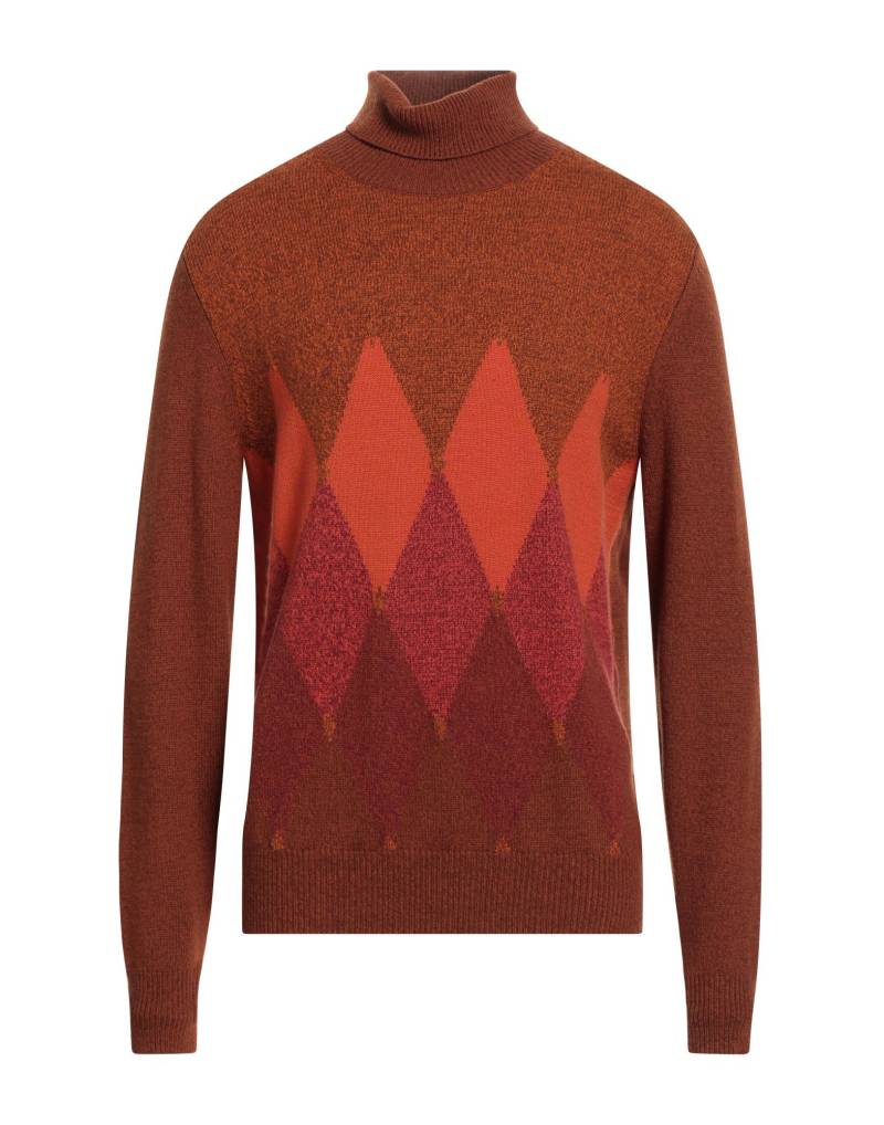 BALLANTYNE Rollkragenpullover Herren Braun von BALLANTYNE