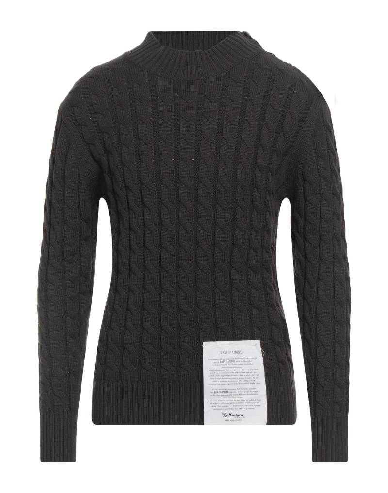 BALLANTYNE Pullover Herren Dunkelbraun von BALLANTYNE