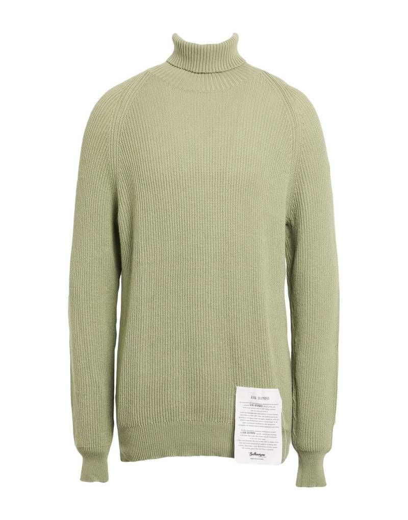 BALLANTYNE Rollkragenpullover Herren Salbeigrün von BALLANTYNE