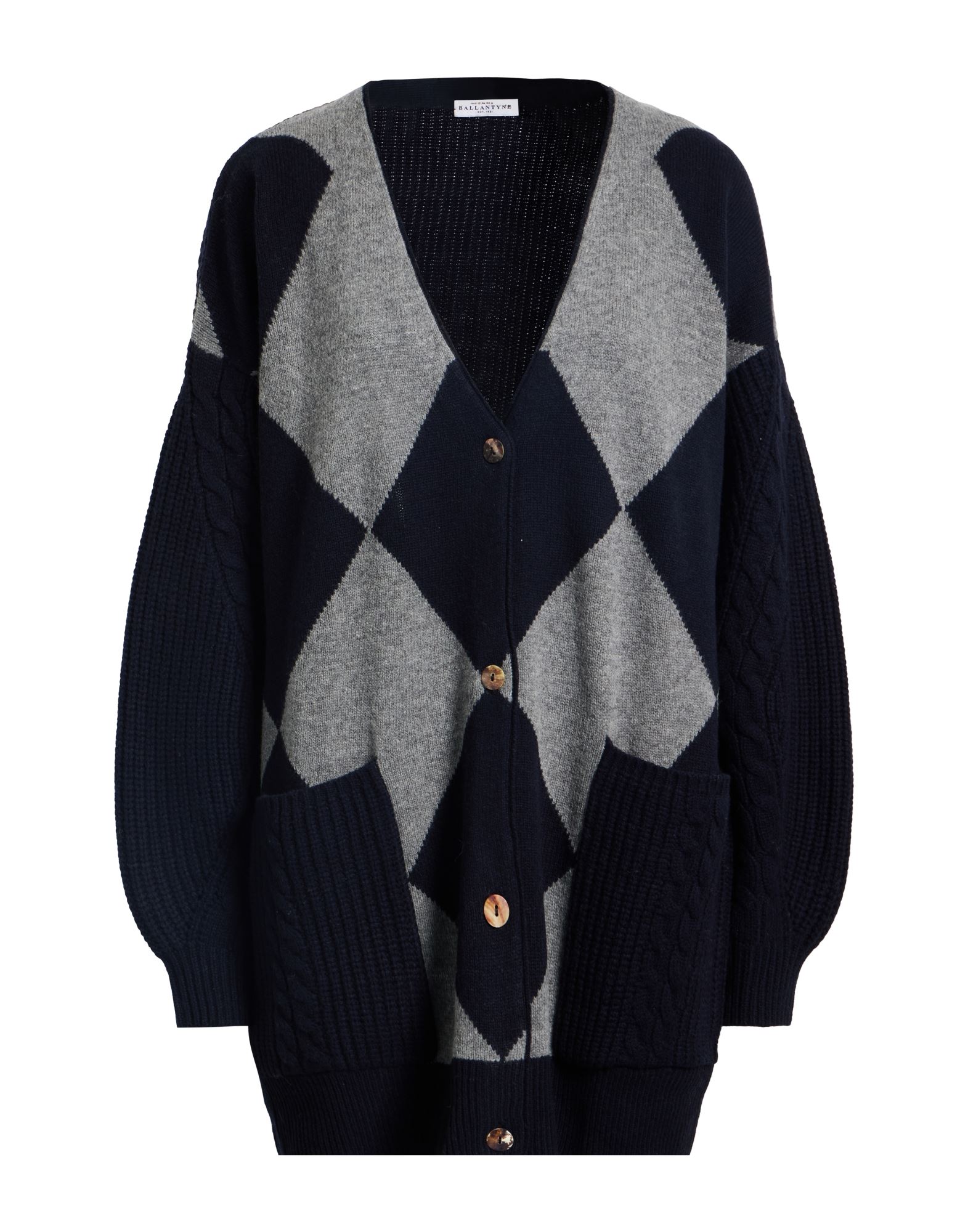 BALLANTYNE Strickjacke Damen Marineblau von BALLANTYNE