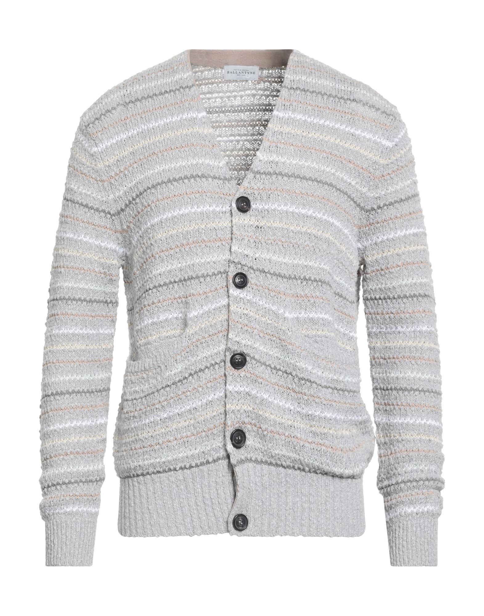 BALLANTYNE Strickjacke Herren Grau von BALLANTYNE