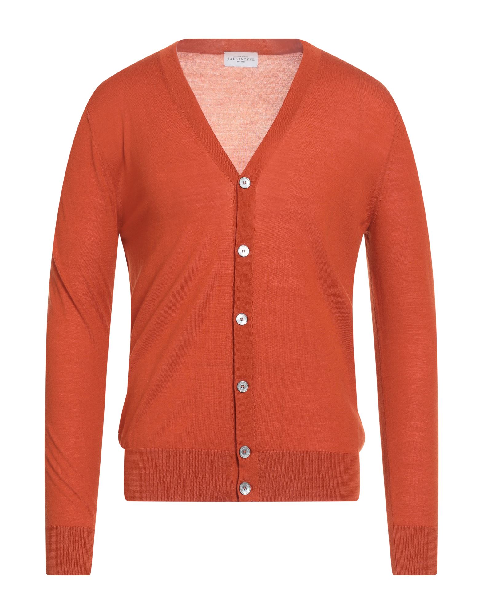 BALLANTYNE Strickjacke Herren Rostrot von BALLANTYNE