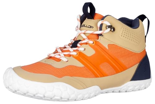BALLOP Kuluba/Kuluba Waterproof - Herren/Damen Barfußschuh mit breiter Zehenbox und 2 unterschiedlich gedämpfter Einlegesohlen (Orange, EU Schuhgrößensystem, Erwachsene, Numerisch, M, 45) von BALLOP