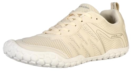 BALLOP Pellet/Serengeti - Herren/Damen Outdoor Barfußschuh mit breiter Zehenbox und 2 unterschiedlich gedämpfter Einlegesohlen (Sand, EU Schuhgrößensystem, Erwachsene, Numerisch, M, 36) von BALLOP