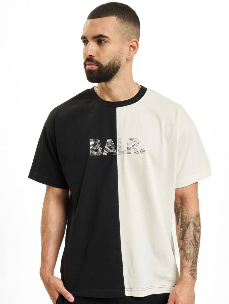 BALR Rhinestones Amsterdam Oversized Fit T-Shirt grau von BALR