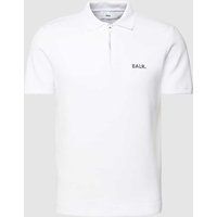 Balr. Regular Fit Poloshirt mit Reißverschluss in Weiss, Größe XXL von Balr.