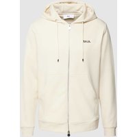 Balr. Regular Fit Sweatjacke mit Reißverschluss in Offwhite, Größe L von Balr.