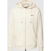 Balr. Regular Fit Sweatjacke mit Reißverschluss in Offwhite, Größe XXL von Balr.