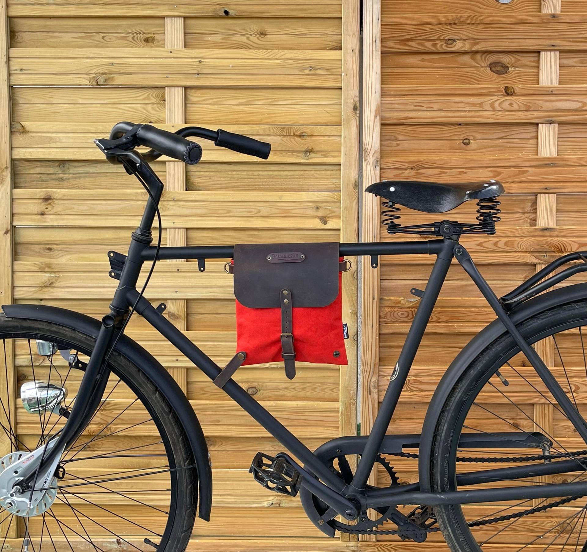 Fahrrad Canvas Messenger, Besonderes Geschenk Für Urban Radfahrer, Minimalistisch Gewachste Messenger Bag von BALTIBANAS