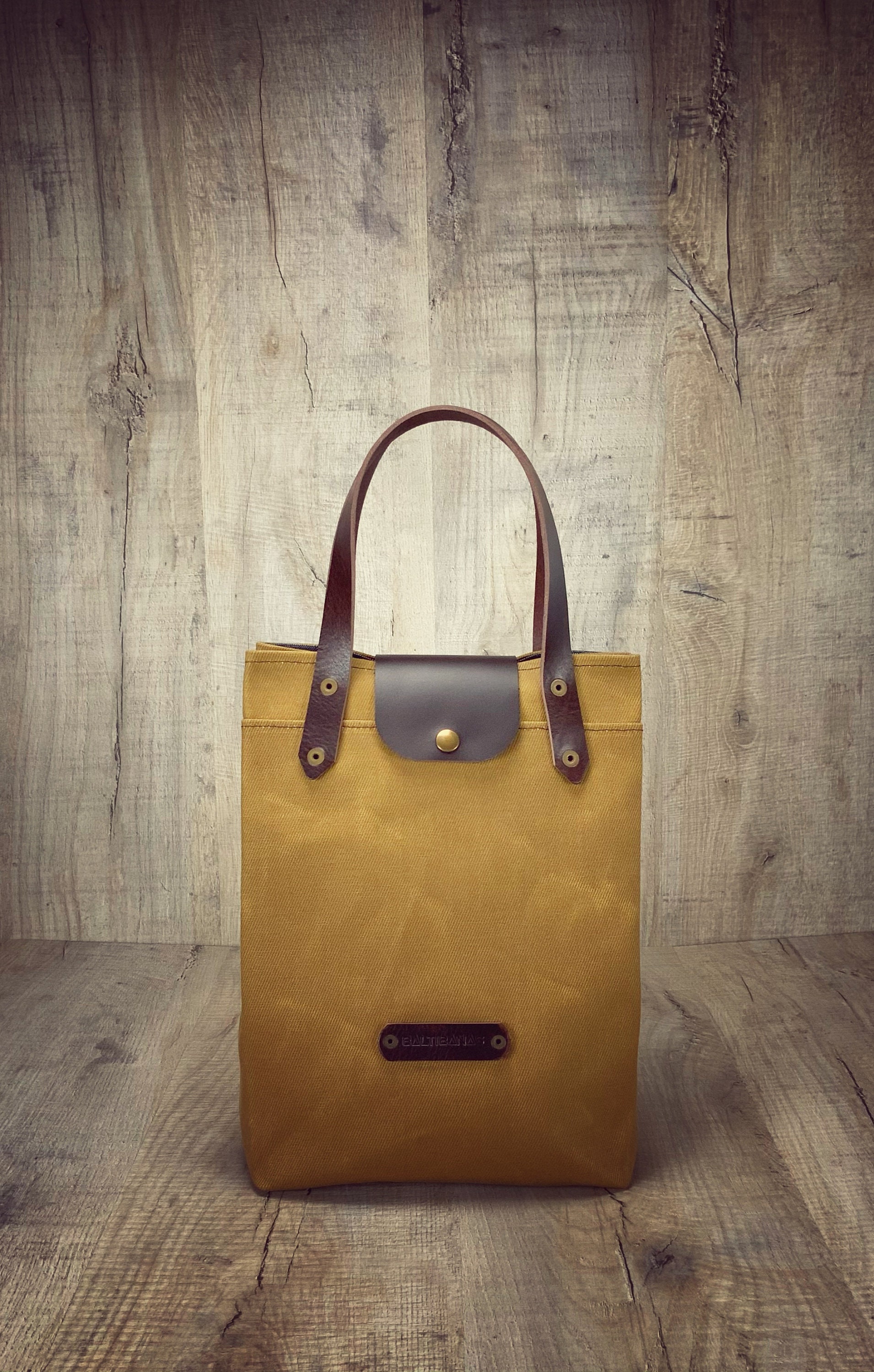 Gewachste Canvas Lunchbox Für Frauen, Kleine Die Arbeit, Snackbeutel Mit Henkeln von BALTIBANAS