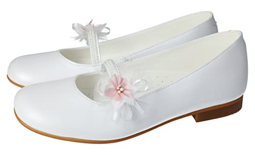 BAMBINELI 5235 KOMMUNION Blume Bambi MÄDCHEN Schuh KOMMUNION Weiß 33, weiß, 33 EU von BAMBINELLI