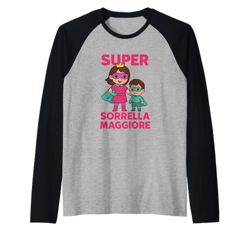 Kinder Superheld Großer Bruder T-Shirt Geschenk Raglan Kinder Superheld Großer Bruder T-Shirt Geschenk Raglan von BAMBINO Super Fratellino Maggiore Diventerò