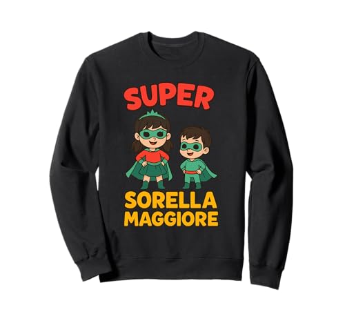 Kinder Superheld Großer Bruder T-Shirt Geschenk Sweatshirt Kinder Superheld Großer Bruder T-Shirt Geschenk Sweatshirt von BAMBINO Super Fratellino Maggiore Diventerò