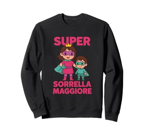 Kinder Superheld Großer Bruder T-Shirt Geschenk Sweatshirt Kinder Superheld Großer Bruder T-Shirt Geschenk Sweatshirt von BAMBINO Super Fratellino Maggiore Diventerò