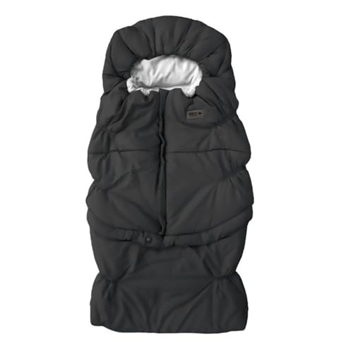 BAMBOOM Iglo Combi Winterfußsack für Kinderwagen Babyschale und Kinderwagen Anthrazit, anthrazit von BamBoom