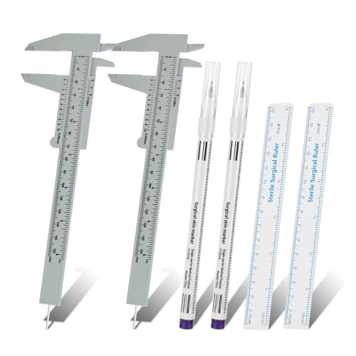 6pcs Eyebrow Tools 2pcs Eyebrow Measuring Ruler Vernier Caliper 2pcs Microblading Skin Marker Pen 2pcs Paper Ruler Eyebrow Permanent Makeup Position Mark Tools for Eyebrow Lips 6pcs Eyebrow Tools 2pcs Eyebrow Measuring Ruler Vernier Caliper 2pcs Microblading Skin Marker Pen 2pcs Paper Ruler Eyebrow Permanent Makeup Position Mark Tools for Eyebrow Lips von BAMTTOO