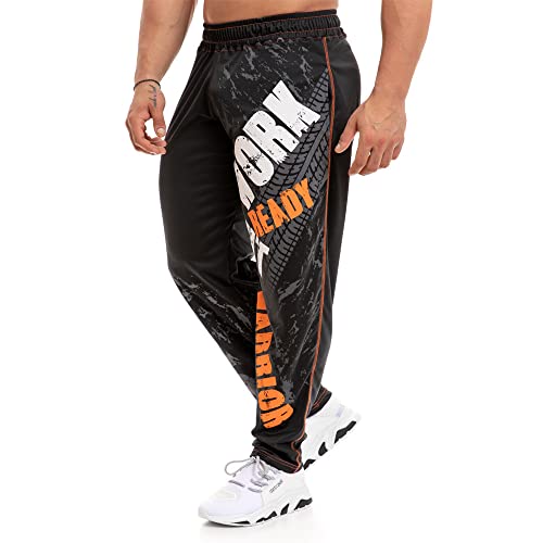 BANAITIE Jogginghose Herren Herrenhose Bedruckte Fitness Sport Sweathose Herren Jogger mit Taschen Herren Trainingshose,Schwarz,m von BANAITIE