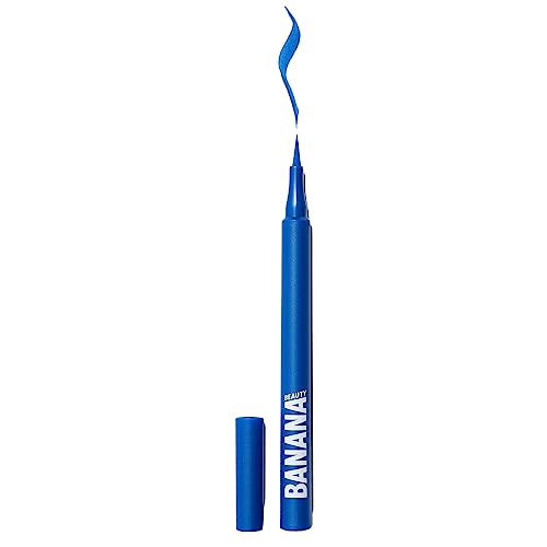 Banana Beauty Eyeliner helles Blau (Take a Risk) – Wasserfestes Make Up mit bis zu 14 Stunden Halt – Präzise Anwendung – Vegan & Cruelty-Free – Dermatologisch getestet von BANANA BEAUTY