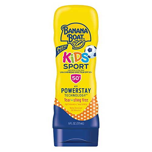 Banana Boat Kids Sport Tear-Free, Sting-Free Broad Spectrum Sunscreen Lotion, SPF 50+ - 6 Ounce Banana Boat Kids Sport Tear-Free, Sting-Free Broad Spectrum Sunscreen Lotion, SPF 50+ - 6 Ounce von Banana Boat