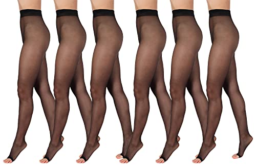 BANANALU 15 Den zehenfreie weiche Strumpfhose Toeless transparent Open Toe Toeless 15 Nero 6er Set L BANANALU 15 Den zehenfreie weiche Strumpfhose Toeless transparent Open Toe Toeless 15 Nero 6er Set L von BANANALU