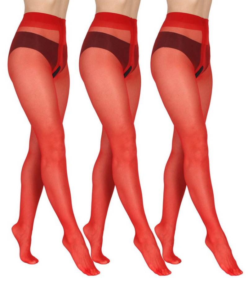 BANANALU Ouvert Strumpfhose Ouvert Strumpfhose mit offenem Schritt 20 DEN (3 St) von BANANALU