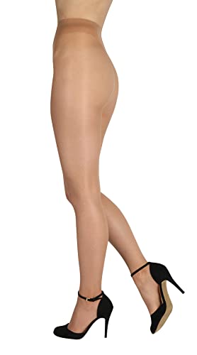 BANANALU Seidenglanz elastische 20 Den Damen Strumpfhosen Multifibra Elegant 20 Naturale L von BANANALU