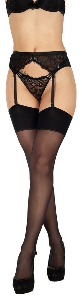 BANANALU Strapsstrümpfe Strapsstrümpfe elastische Strapsen für Damen (1-Paar) von BANANALU