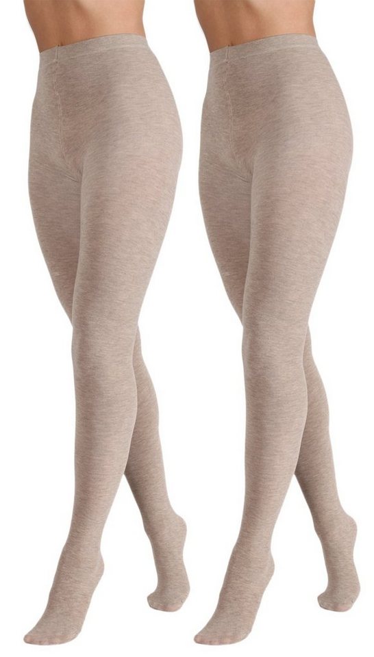 BANANALU Strumpfhose Bananalu Cashmere Soft Sand - 2er Set L 180 DEN (2 St) von BANANALU