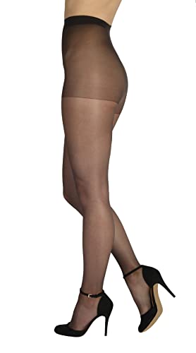 BANANALU feine elastische seiden Strumpfhose Damen 20 Den Höschenteil Panty 20 Grafit L von BANANALU