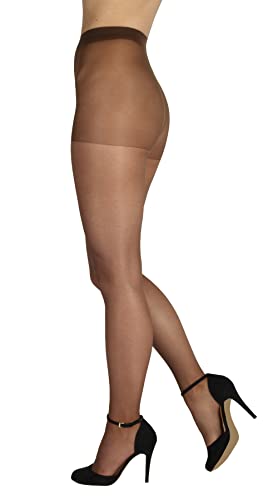 BANANALU feine elastische seiden Strumpfhose Damen 20 Den Höschenteil Panty 20 Mocca L von BANANALU