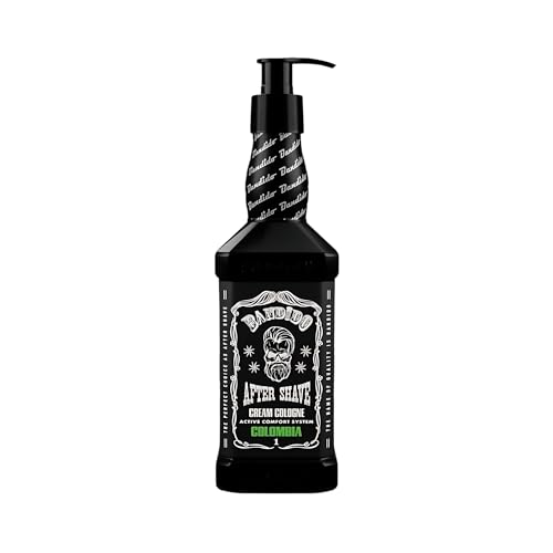 BANDIDO After Shave Herren | Feuchtigkeitsspendender und beruhigender Bartbalsam Colombia | After Shave für empfindliche Haut 350ml | Rasiercreme Herren, geeignet für alle Hauttypen von BANDIDO