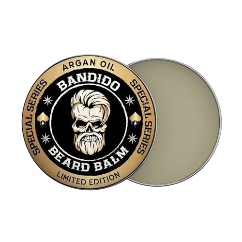 BANDIDO Bartbalsam 40ml – Bartpflege für Männer – Bartwachs & Bartbalsam mit Starker Halt – Bart Conditioner mit Natürlichen Ölen – Beard Balm für Bartwachstum von BANDIDO