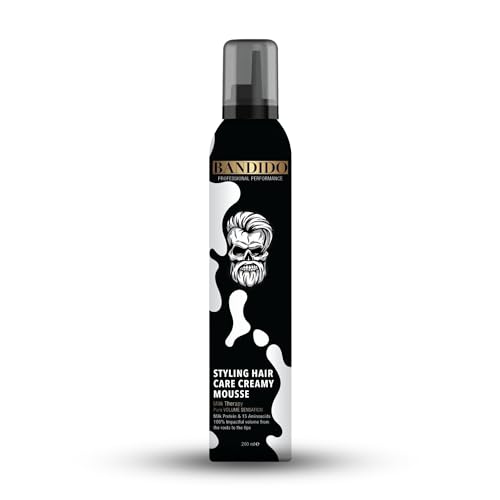 BANDIDO Lockenschaum 250 ml – Schaumfestiger & Anti-Frizz für Lockiges Haar Männer | Curl Cream mit Volumen | Haarstyling Produkte mit Langem Halt | Curly Hair Product von BANDIDO