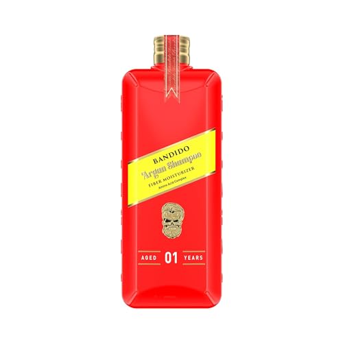 Bandido Arganöl Shampoo Herren – Feuchtigkeitsshampoo für Trockene und Geschädigte Haare – Ohne Sulfate | Repariert und Stärkt mit Arganöl haare – 350ml von BANDIDO