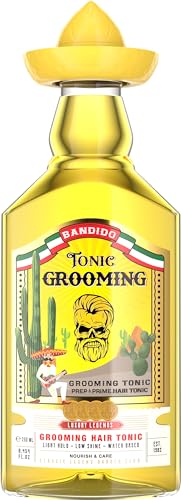 Bandido Grooming Tonic Spray For Men 250ml - Haarwasser Herren - Anti-Schuppen-Haartonikum - Reduzierung des Haarausfalls - Unterstützt das Haarwachstum - Maskuliner Duft Bandido Grooming Tonic Spray For Men 250ml - Haarwasser Herren - Anti-Schuppen-Haartonikum - Reduzierung des Haarausfalls - Unterstützt das Haarwachstum - Maskuliner Duft von BANDIDO