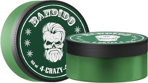 Bandido Hair Styling Gel Men 150ml 04 CRAZY | Ultra Strong Natural Look | Haargel Männer | Kein Verkleben | wet hair look | Hair Gel gummy Effect | Kinder Styling Gel - Haargel Herren von Bandido