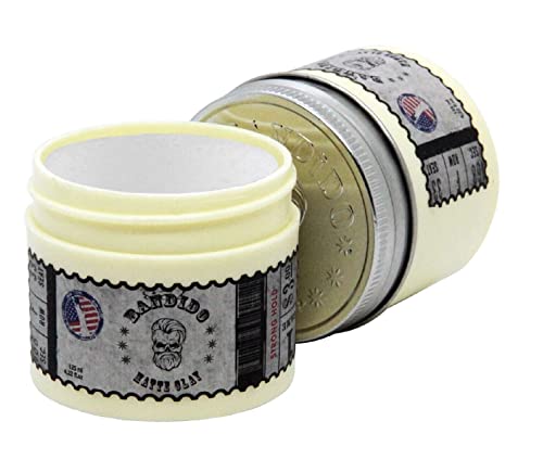 Bandido Matte Clay Wax Men 125ml - Haarwachs für Männer – starkes, mattes Haarstyling - Haar-wachs matt | haar wax herren | hair clay paste - Haarpaste Bandido Matte Clay Wax Men 125ml - Haarwachs für Männer – starkes, mattes Haarstyling - Haar-wachs matt | haar wax herren | hair clay paste - Haarpaste von Bandido