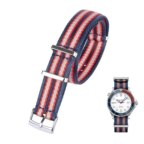 BANDKIT 20 mm hochdichtes Nylon-Armband, weich für Omega Speedmaster 007 Sicherheitsgurt-Armband, Militär, Sport, Retro, Uhrenarmband für Seiko-Gurt, geflochtener Gürtel, 20 mm, Achat BANDKIT 20 mm hochdichtes Nylon-Armband, weich für Omega Speedmaster 007 Sicherheitsgurt-Armband, Militär, Sport, Retro, Uhrenarmband für Seiko-Gurt, geflochtener Gürtel, 20 mm, Achat von BANDKIT