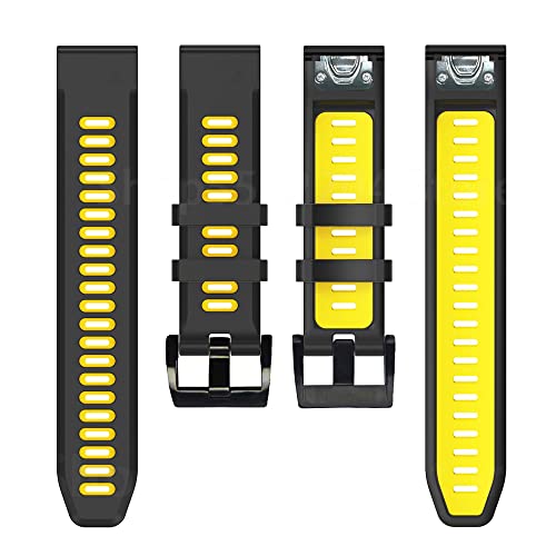BANDKIT 2021 Smartwatch-Armband für Garmin Fenix 6 6X Pro 5X 5 Plus 3 3HR Forerunner 935 945, Schnellverschluss-Armband aus Silikon, 26MM Fenix 3 3HR, Achat BANDKIT 2021 Smartwatch-Armband für Garmin Fenix 6 6X Pro 5X 5 Plus 3 3HR Forerunner 935 945, Schnellverschluss-Armband aus Silikon, 26MM Fenix 3 3HR, Achat von BANDKIT