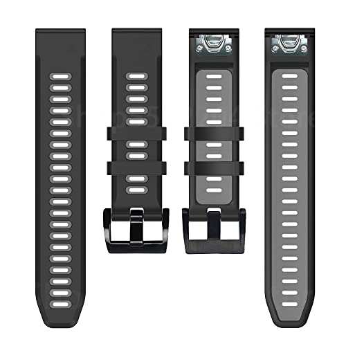 BANDKIT 2021 Smartwatch-Armband für Garmin Fenix 6 6X Pro 5X 5 Plus 3 3HR Forerunner 935 945, Schnellverschluss-Armband aus Silikon, 26MM Fenix 3 3HR, Achat BANDKIT 2021 Smartwatch-Armband für Garmin Fenix 6 6X Pro 5X 5 Plus 3 3HR Forerunner 935 945, Schnellverschluss-Armband aus Silikon, 26MM Fenix 3 3HR, Achat von BANDKIT