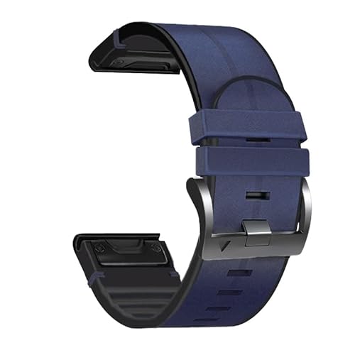 BANDKIT 22 x 26 mm Silikon-Armband QuickFit-Armbänder für Garmin Fenix 7X 7 6 6X Pro 5X 5 D2/Tactix 7 Leder-Smartwatch-Armbänder, 22mm D2 Mach 1, Achat von BANDKIT